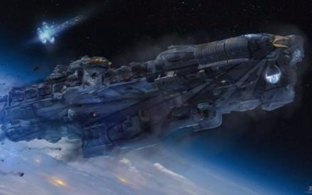 (太空巨型战舰)在深邃宇宙中穿行：壮丽太空战舰游戏